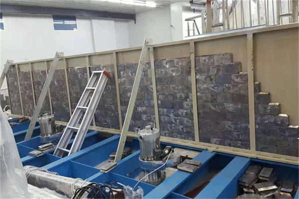 汕头长沙直线加速器铅砖施工